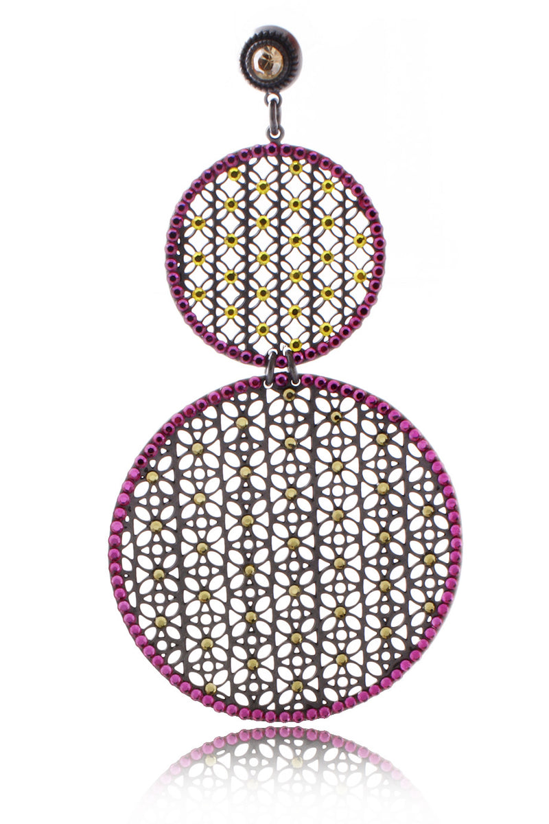 Ροζ Σκουλαρίκια - Lk Designs | Κοσμήματα