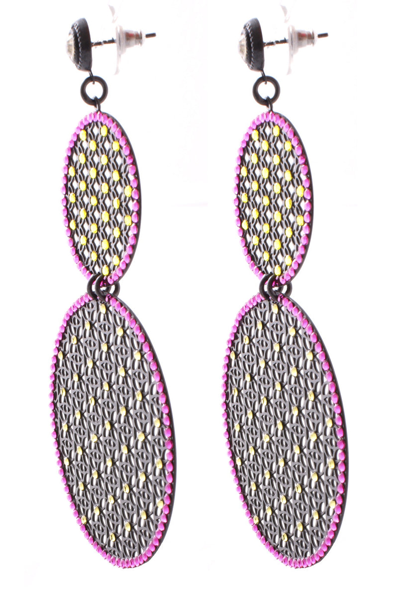 Ροζ Σκουλαρίκια - Lk Designs | Κοσμήματα