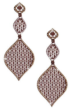 Lidia Μπρονζέ Σκουλαρίκια Με Κρύσταλλα - Lk Designs | Κοσμήματα - Σκουλαρίκια | Lidia Bronze Crystal Earrings