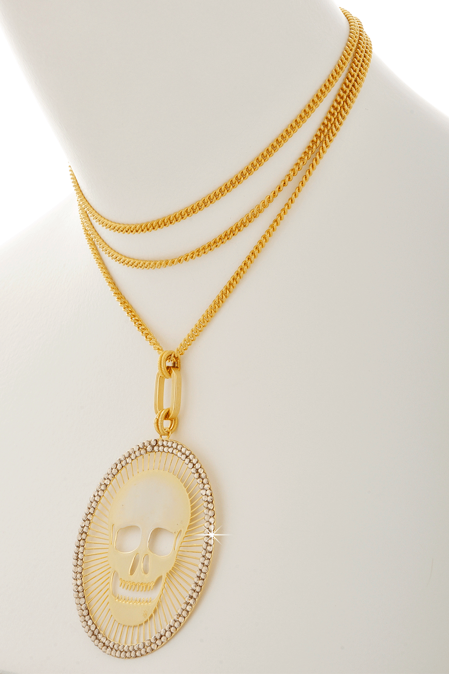Χρυσό Στρογγυλό Κολιέ - Lk Designs | Κοσμήματα