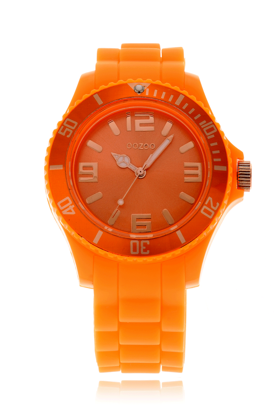 OOZOO FLUO Orange Silicone Watch