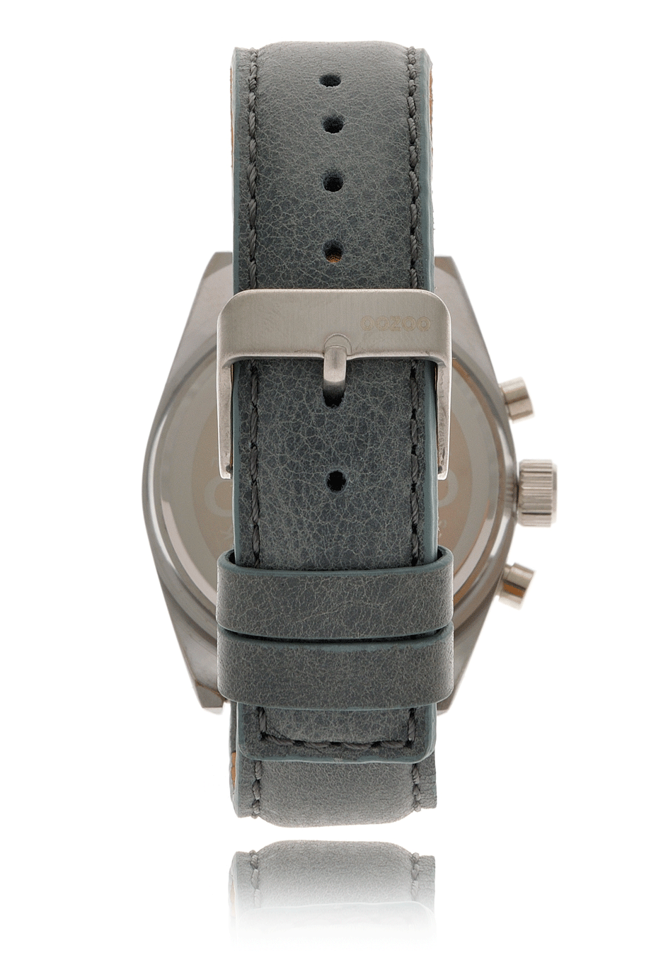 C3787 Gray Leather Watch
