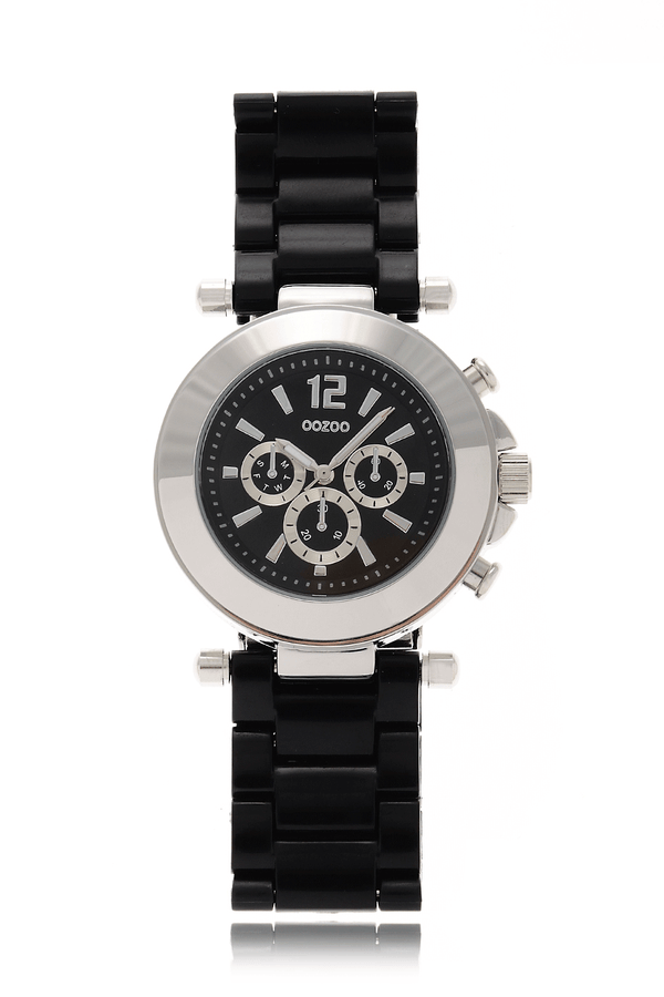 C4884 Μαύρο Πλαστικό Ρολόι