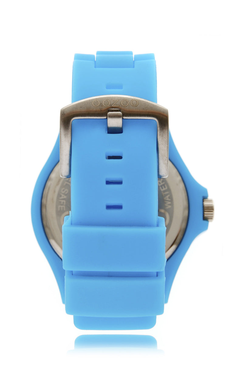 OOZOO FLUO BLUE Ρολόι Σιλικόνης