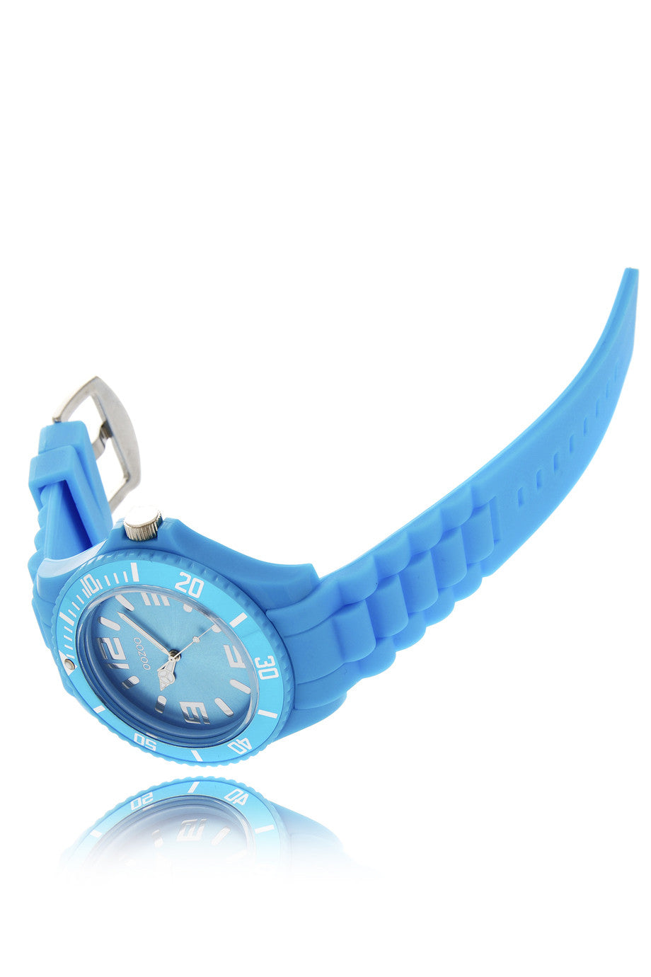 OOZOO FLUO BLUE Ρολόι Σιλικόνης