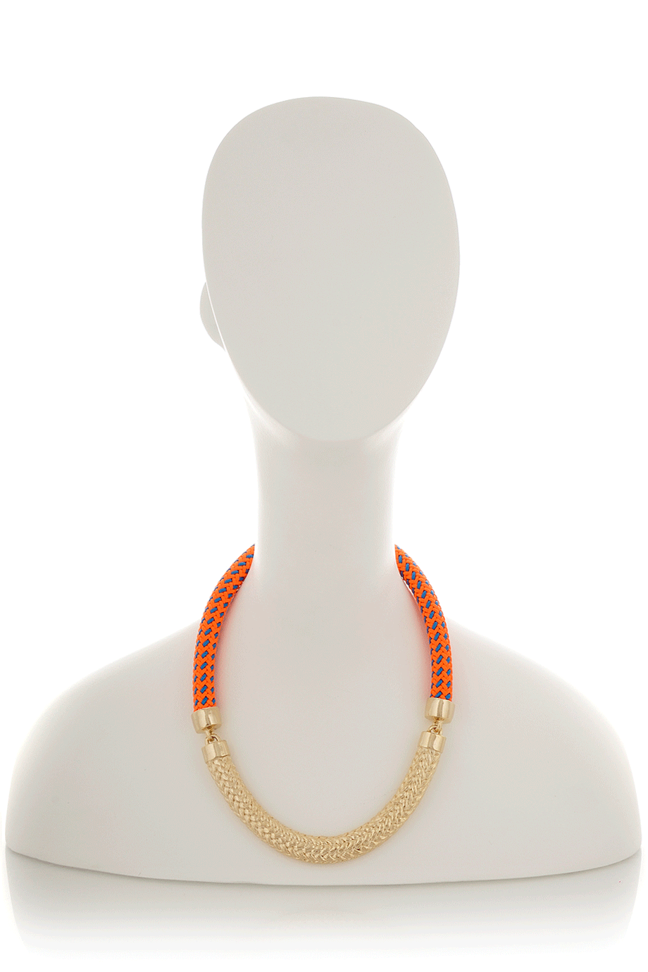 Επίχρυσο Πορτοκαλί Κολιέ - Jaclyn Mayer New York | Κοσμήματα