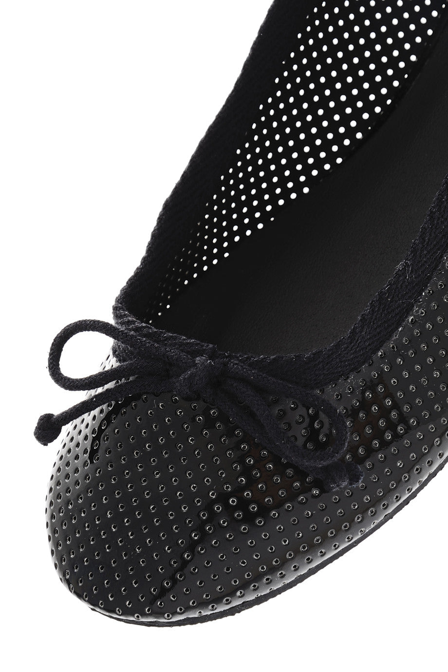 Μαύρες Διάτρητες Μπαλαρίνες | Γυναικεία Παπούτσια