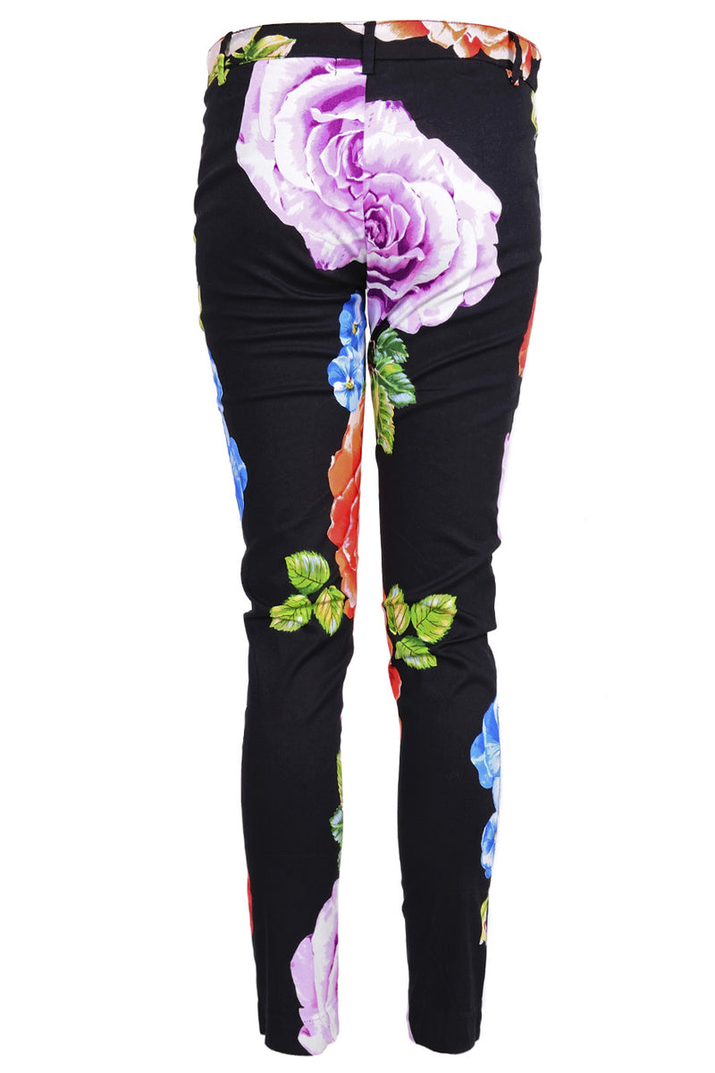 Παντελόνι με Πολύχρωμα Λουλούδια | Γυναικεία Παντελόνια