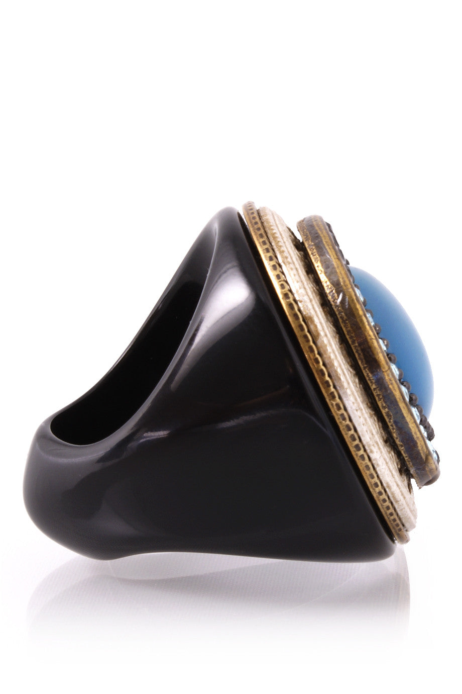Μπλε Δακτυλίδι με Κρύσταλλα - Ringseclectic | Κοσμήματα