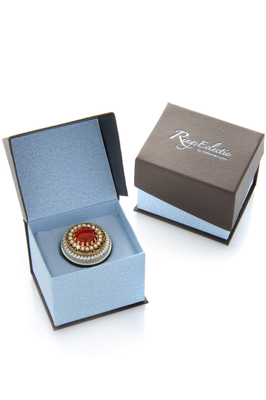Στρογγυλό Δαχτυλίδι με Πέρλες - Ringseclectic | Κοσμήματα