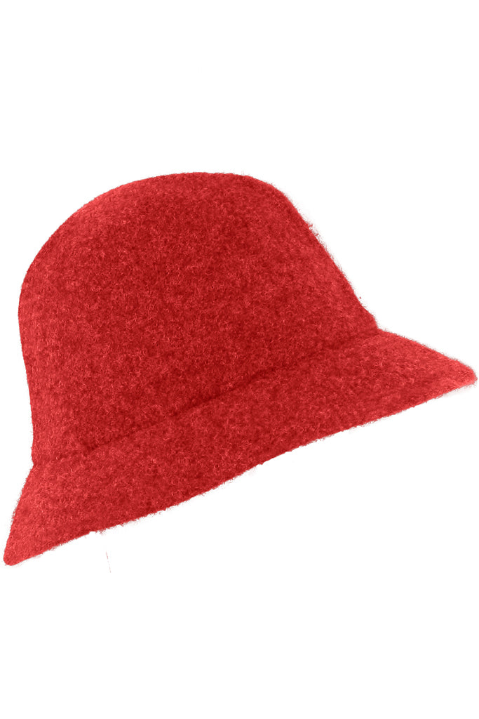 Gioreny Κόκκινο Καπέλο Fedora | Γυναικεία Καπέλα - Χειμερινά Καπέλα