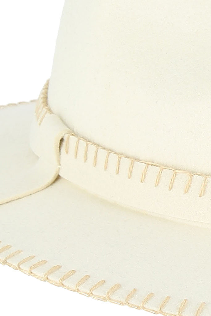 Clementa Λευκό Μάλλινο Καπέλο | Γυναικεία Μάλλινα Καπέλα - Χειμερινά Καπέλα