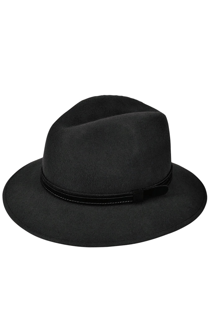 Arlenia Μαύρο Καπέλο Fedora | Γυναικεία Καπέλα - Χειμερινά Καπέλα- Cappelli
