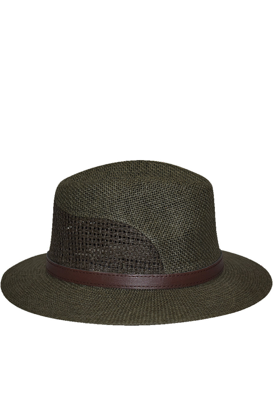 Vittorio Πράσινο Χειροποίητο Ψάθινο Καπέλο UNISEX | Γυναικεία Ψάθινα Καπέλα Παραλίας