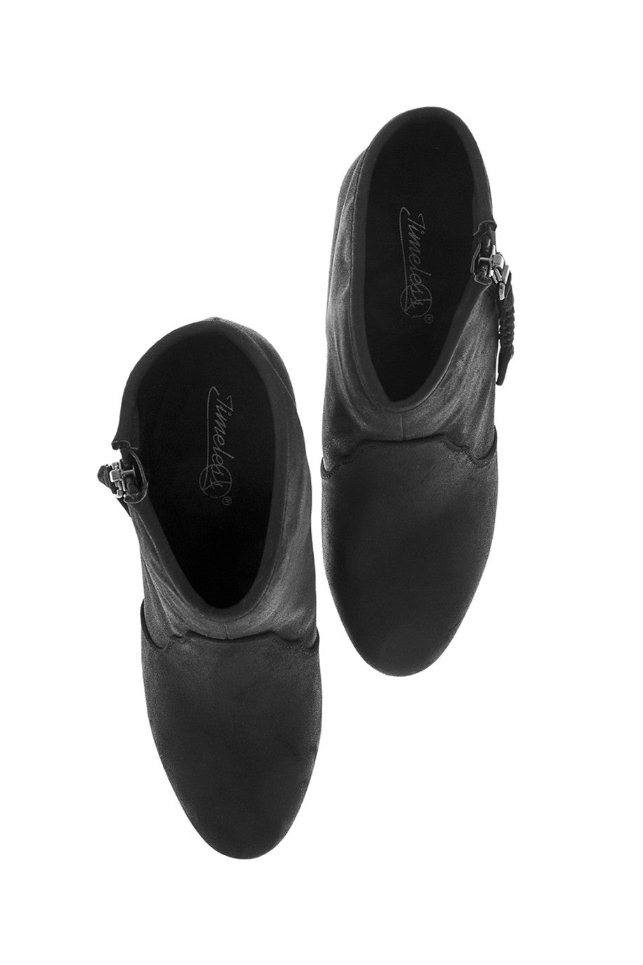 Μαύρα Cowboy Δερμάτινα Μποτάκια | Γυναικεία Παπούτσια