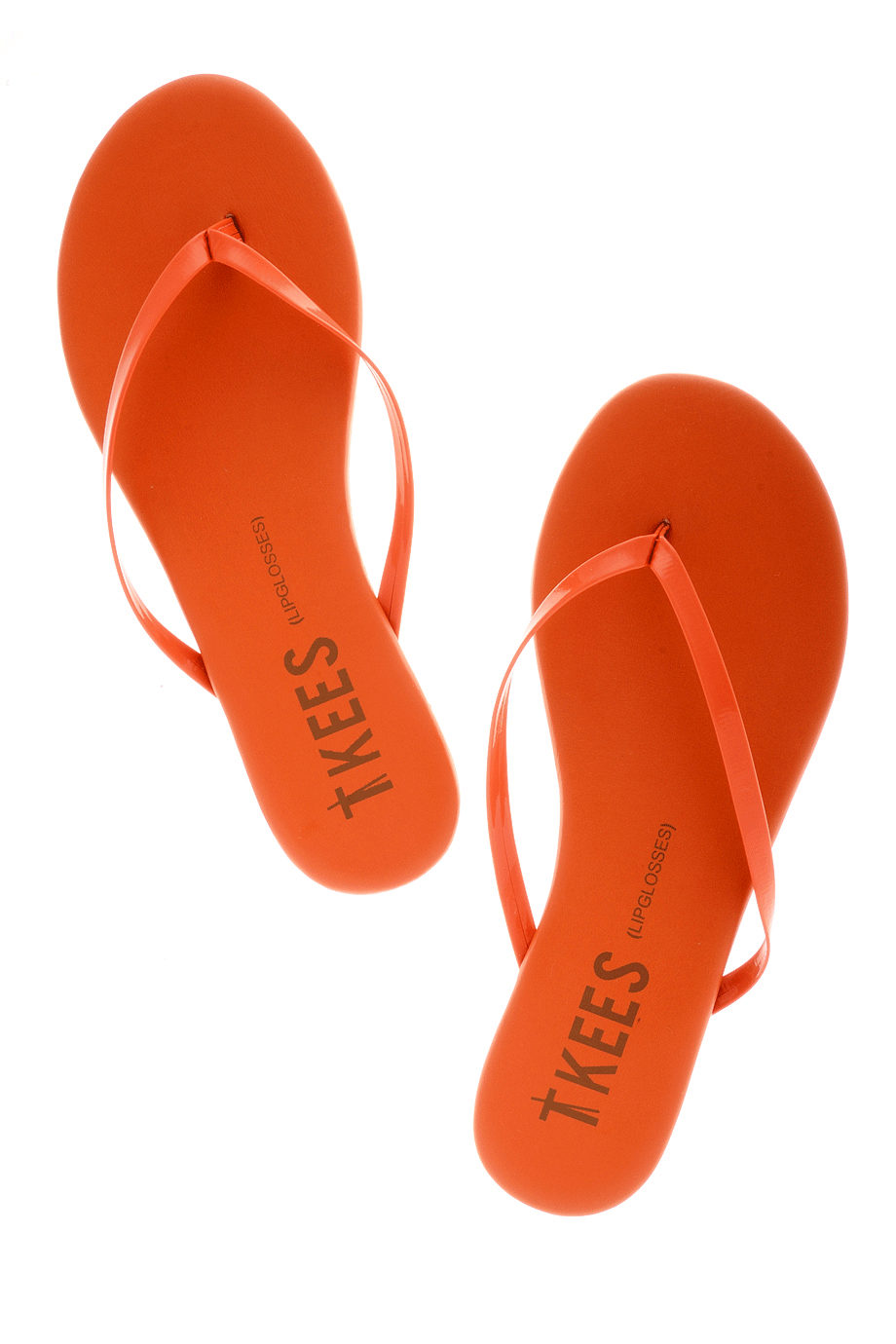 Πορτοκαλί Δερμάτινα Σανδάλια - Tkess | Γυναικεία Παπούτσια