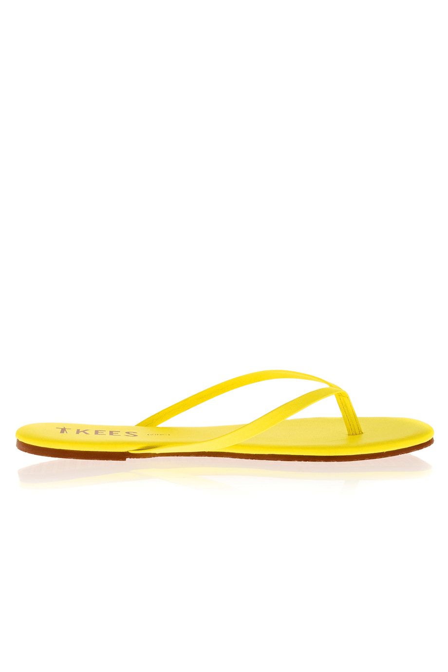 Neon Κίτρινα Δερμάτινα Σανδάλια - Tkees | Γυναικεία Παπούτσια