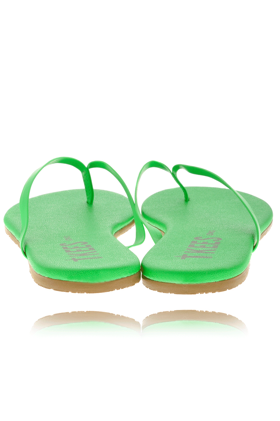 Πράσινα Δερμάτινα Σανδάλια - Tkees | Γυναικεία Παπούτσια
