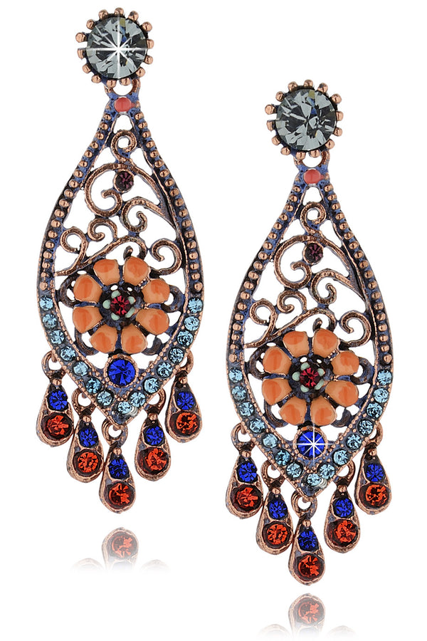 Ming Πολύχρωμα Σκουλαρίκια με Κρύσταλλα - Vincent Filac | Κοσμήματα - Σκουλαρίκια