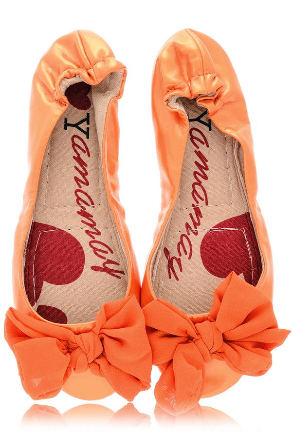 Πορτοκαλί Μπαλαρίνες Λουστρίνι - Yamamay | Γυναικεία Παπούτσια