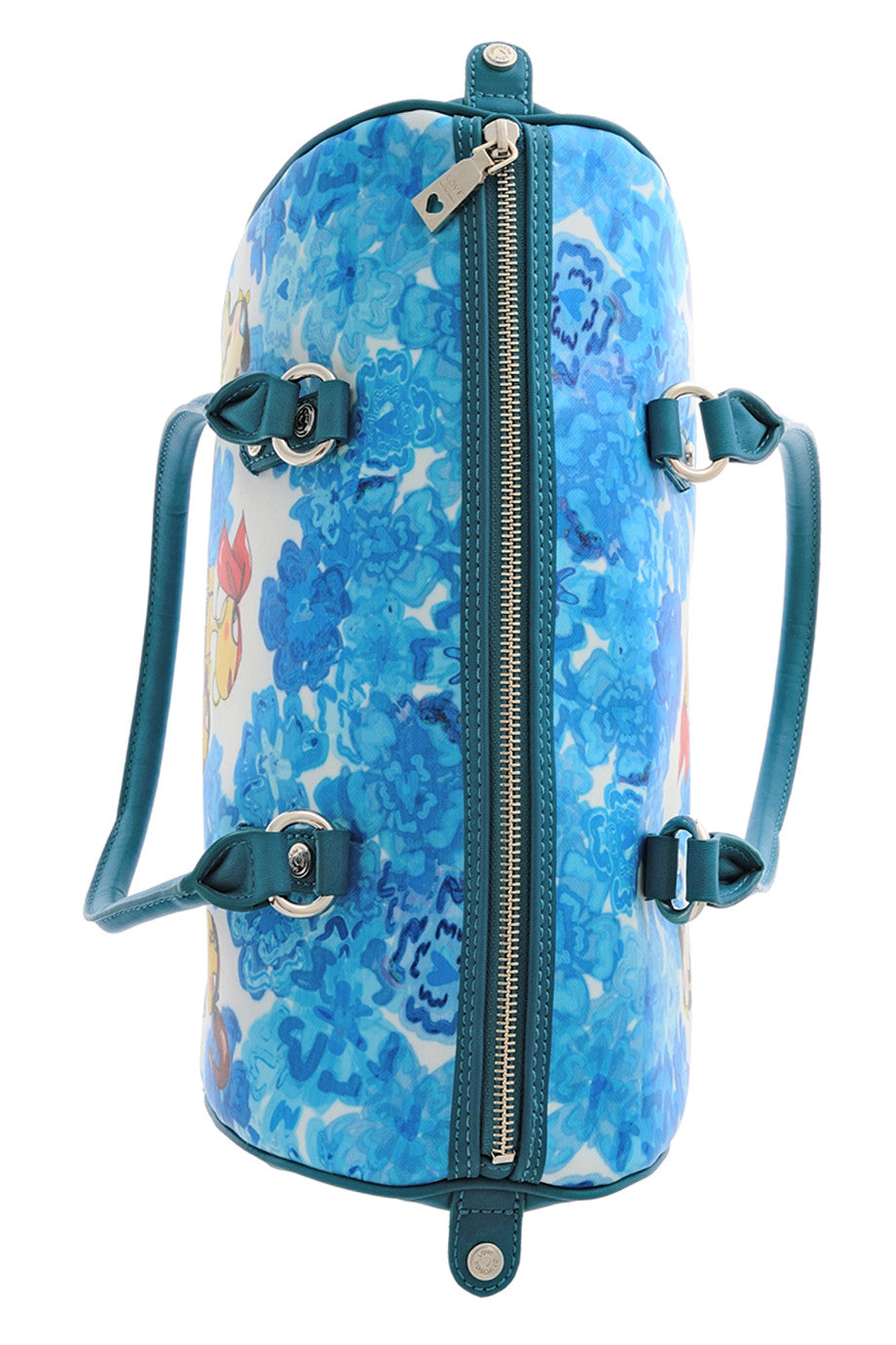 Florentina Blue Patterned Trunk Bag